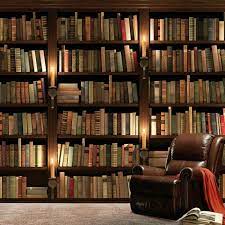 3d Retro Library Books Wall Mural Wallpaper Living Room Lounge Bedroom Bar Custom Photo Wallpaper Wall Wallpaper Room Book