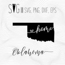 Oklahoma Home Svg State Svg Font Svg Files For Silhouette Cricut Free Svg Oklahoma Shirt