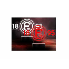Seit der saison 2005/06 bestreitet fortuna düsseldorf den großteil seiner heimspiele in der arena. Fortuna Dusseldorf Led Lampe Logo F95 Nachtlicht Leuchte Plus Lesezeichen Wir Lieben Fussball New Fancorner