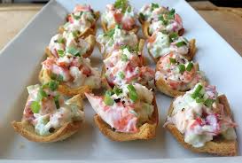 Recette Bouchees Au Homard De Maman Recette De Maman Appetizers Easy Food Network Recipes Recipes