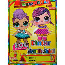 Mainkan game dora dan mendandani ala putri disney serta game merias, memasak, dan ciuman. Buku Mewarnai Gambar Lol Surprise Shopee Indonesia