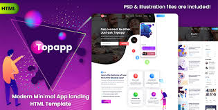 This free app landing page template is made with the latest bootstrap 4 framework. Free Download Topapp App Landing Page Nulled Latest Version Downloader Zone