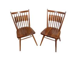 Drexel Declaration 4 Dining Chairs Walnut Designed By Kipp Stewart And Stewart Macdougall Mid Century Mo Walnut Dining Chair Dining Chairs Walnut Dining Chairs