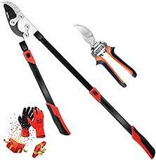 Amazon Com Yartting Extendable Anvil Loppers And Forged Bypass Pruner Set Tree Trimmer With Compound Action Branch Cutter Pruners Long Handles Tree Cutter