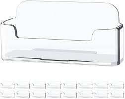 Neatly display your business cards on your desk with this holder. Buy Zipcci 16 Pack Business Card Holder For Desk Office Clear Business Card Holder Stand Display Plastic Business Card Stand Acrylic Business Card Holder Fits 30 50 Business Cards Online In Vietnam B08f3n4zmt