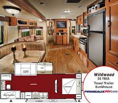 Maybe you would like to learn more about one of these? 2013 Wildwood Travel Trailer Bunk House Cool Decor Open Concept And Plenty Of Sleeping Space At Primeauxrv Com Tra Bunk House Travel Trailer Trailer Life
