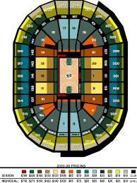 2005 06 Seating Chart Boston Celtics