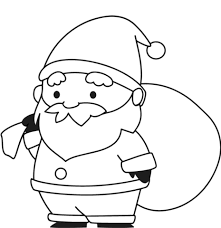 Dibujos Para Colorear De Papa Noel