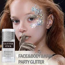 Prreal BodyGlitter, Mermaid Sequins, Sparkling Stick, Holographic Glitter  for Hair, Lips, Nails, Makeup, Festival Rave Accessories, Stage & Christmas  : Amazon.de: Kosmetik