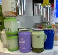 OEM Plastic Cans with Logo Transparent Plastic Can Soda Drinking Bottle  with Aluminum Lid Customized Pet Cans