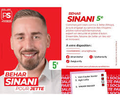 Aujourd'hui, nous vous présentons notre 5ème candidat : Behar Sinani. Behar  est conseiller communal PS, mais vous le connaissez sans doute aussi comme  commerçant dans notre commune. Il est aussi papa, arbitre,