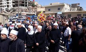 السويداء مدينة في الجمهورية العربية السورية وهي مركز محافظة السويداء، وتقع على بعد 100 كم جنوب مدينة دمشق، وتتربّع فوق قمم سلسلة جبلية بركانية خامدة يطلق عليها جبل العرب، ويتميز الجبل بجمال الطبيعة والمناخ المعتدل البارد صيفاً والبارد جداً في الشتاء. Ø§Ù„Ø±Ø¦Ø§Ø³Ø© Ø§Ù„Ø±ÙˆØ­ÙŠØ© Ù„Ù„Ù…ÙˆØ­Ø¯ÙŠÙ† Ø§Ù„Ø¯Ø±ÙˆØ² ØªØ´ÙƒØ± ÙˆØ­Ø¯Ø§Øª Ø­Ù…Ø§ÙŠØ© Ø§Ù„Ø´Ø¹Ø¨ ÙˆÙ‚ÙˆØ§Øª Ø³ÙˆØ±ÙŠØ§ Ø§Ù„Ø¯ÙŠÙ…Ù‚Ø±Ø§Ø·ÙŠØ© Ø¹Ù„Ù‰ Ù…ÙˆÙ‚ÙÙ‡Ø§ Ø§Ù„Ø§Ø®ÙŠØ± Ø¨Ø´Ø£Ù† Ø§Ù„Ø³ÙˆÙŠØ¯Ø§Ø¡ Ø®Ø¨Ø±24 Ù€ Xeber24