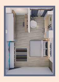 Rumah dengan taman di bagian tengah. Desain Kamar Tidur Cilacap Interiordesign Id