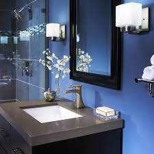 Pin Di Emma Lavin Su Bathroom Arredo Bagno Blu Arredo Bagno Marrone Bagno Chiaro