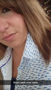 Went to a pop up Barre fitness class and got to wear my sharks!! 🦈