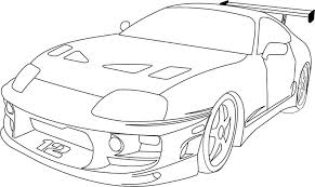 Fast And Furious Supra Toyota Supra Cars Coloring Pages Race Car Coloring Pages