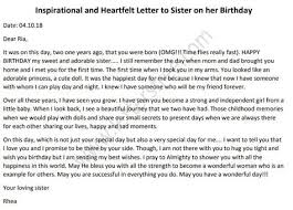 Happy Birthday Letter For Little Sister Letter To A Teenage Daughter On Her 16th Birthday From Mom Letter To Sister Letter To Best Friend Birthday Letters To Boyfriend