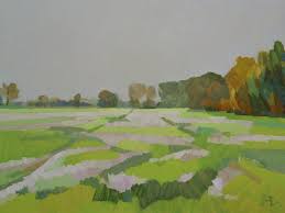 Pinksterbloemen 02 05 17 Olieverf Op Paneel 60 X 80 Cm Abstract Landschap Landschappen Canvasschilderijen