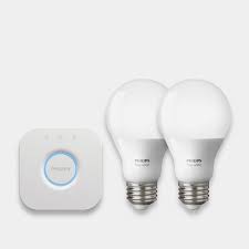 The philips hue bridge uses the zigbee light link standard, which makes it, according to philips, compatible to all such light bulbs and amazon europe: Philips Hue White Bulbs Starter Kit Smart Home Store Edf Edf Smart Home Store