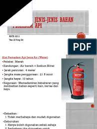 Jual alat pemadam api dengan berbagai ukuran. Jenis Jenis Bahan Pemadam Api