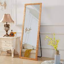 Sleek and modern design these can be hung or leaned against a wall. Amazon Com Rose Home Fashion Mosaic Style Frame 65 X22 Full Length Mirror Floor Mirror Standing Mirror Full Body Mirror Large Mirror Floor Length Mirror Wall Mirror Gold Mirror Gold Mosaic Frame Furniture