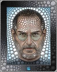 Steve Jobs Digital Circlism By Ben Heine Ben Heine Cool Artwork Circle Drawing