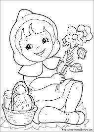 Disegni De Cappuccetto Rosso Cappuccetto Rosso Libri Da Colorare Disegni Da Colorare