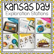 This booklet includes ruled lines for your kids to trace the names of each of the. Kansas Day Activities Worksheets Teachers Pay Teachers
