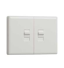 Z Wave Plus Wireless Motorized Toggle Light Switch Double Gang Ecolink