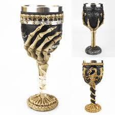 Not only does the stainless steel provide a sleek and contemporary look with its satin finish, it also. Gothic Wine 3d Goblet Stainless Steel Wine Glasses Goat Skull Viking Dragon Claw Finger Resin Wine Relatives And Friends Gifts Wine Glasses Aliexpress