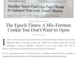 the epoch times a mis fortune cookie you don t want to open it was a normal thing to do open the mail box and retrieve wha epoch time fortune cookie la times