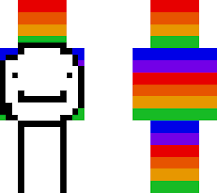 (pride month / lgbt ) happy pride month everyone! Pride Flag Dream Minecraft Skin