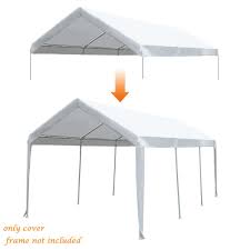 Replacement Top Canopy Cover For 10 X 20 Feet 8 Legs Carports Garage S Abba Patio