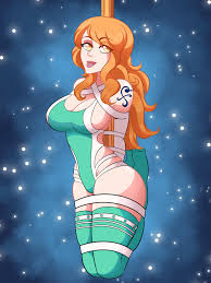 ☕️CoffeeBear☕️ on X: Nami from One Piece, swimsuit bondage pinup 🍊💦  t.coqSrbKRzzyw  X
