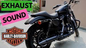 Harley Davidson Iron 883 Sportster Stock Exhaust Sound Youtube