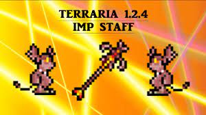 Terraria 1.2.4 Imp Staff (new summoning weapon) - YouTube
