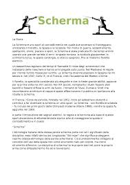 Identifica un essere, un oggetto o un concetto che assume genere femminile: Scherma Storia Tecnica E Discipline Docsity