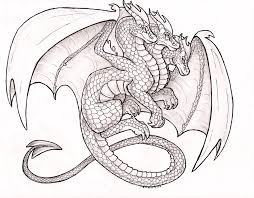 Traditional Hydra Dragon Coloring Page Coloring Pages Color