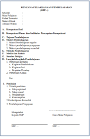 Berikan catatan khusus atau saran perbaikan perencanaan pembelajaran 4. Download Panduan Penyusunan Rpp Tingkat Smp Tahun 2017 Mushlihatun Syarifah