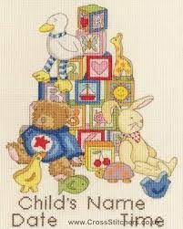 Maybe you would like to learn more about one of these? Building Blocks Cross Stitch Birth Sampler Kit From Bothy Threads Baby Cross Stitch Kits Baby Cross Stitch Patterns Cross Stitch Baby