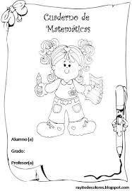 Caratulas para pintar de ciencias naturales. Caratulas Faciles Para Ninas Para Dibujar
