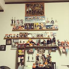 壁 天井 ハイキュー コルクボード フィギュア ポストカード などのインテリア実例 2017 06 14 04 01 16 roomclip ルームクリップ カワイイ部屋 痛部屋 ゲーマーの部屋