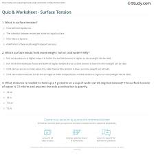 Take up this minnesota trivia game now! Quiz Worksheet Surface Tension Study Com