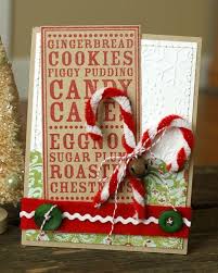 Make a wine gift label feel more personal by adding a handmade gift tag made from recycled christmas cards. A Winter Wonderland And Vintage Candy Canes Christmas Cards Handmade Homemade Christmas Cards Candy Cane Cards