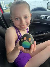 Kind of a kool idea painted rocks for everyone 😂❤