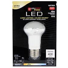Utilitech Pro 6 5watt 40 W R16 Soft White Indoor 400 Lumens Led Spotlight Bulb 477034 Wish To Know Much More Click On The Ph Spotlight Bulbs Light Bulb Bulb