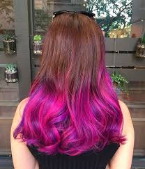 Purple shampoo takes the yellow, orange, and red tones out of your hair to make it a cooler blonde, which is generally preferred prior to applying any bright color to your hair. 20 Dip Dye Hair Ideas Delight For All