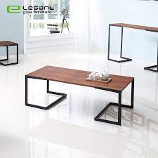Features a wrought iron frame and legs and solid wood table top. Living Room Simple Mdf Coffee Table With Metal Leg China Coffee Tables Glass Coffee Table Made In China Com