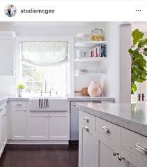 Kitchen Sink Off Centered With Window Open Shelving Home Shelving