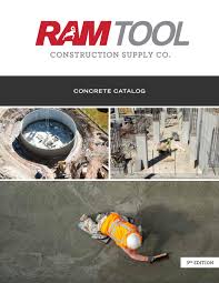 Concrete Catalog 3rd Edition By Ram Tool Construction Supply